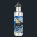 Vincent van Gogh - Seascape at Saintes-Maries 710 Ml Water Bottle<br><div class="desc">Seascape at Saintes-Maries - Vincent van Gogh,  Oil on Canvas,  1888</div>