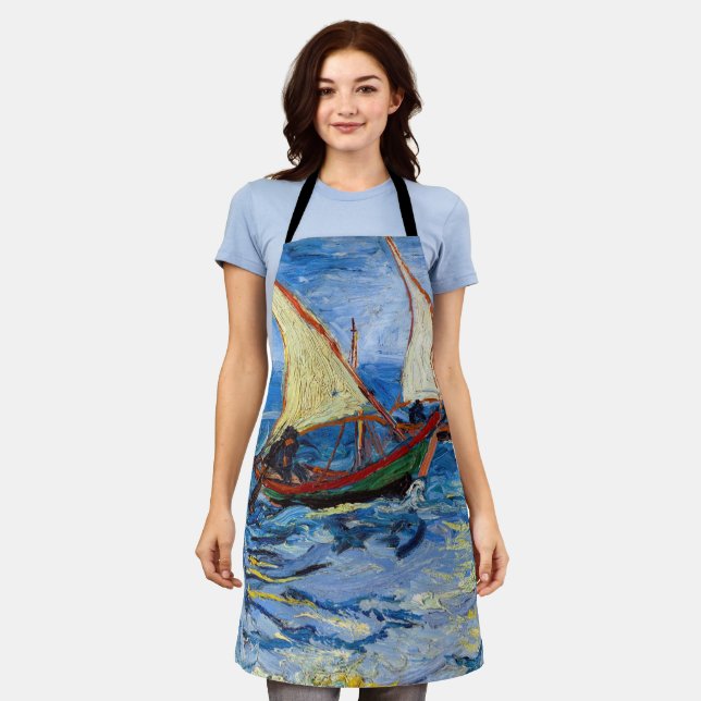 Vincent van Gogh - Seascape at Saintes-Maries Apron (Worn)