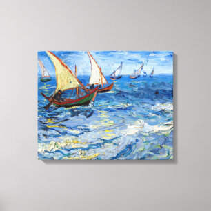 Vincent van Gogh - Seascape at Saintes-Maries Canvas Print