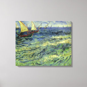 Vincent van Gogh - Seascape at Saintes Maries Canvas Print