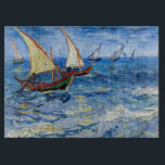 Vincent van Gogh - Seascape at Saintes-Maries Cutting Board<br><div class="desc">Seascape at Saintes-Maries - Vincent van Gogh,  Oil on Canvas,  1888</div>