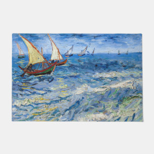 Vincent van Gogh - Seascape at Saintes-Maries Doormat
