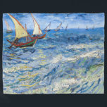 Vincent van Gogh - Seascape at Saintes-Maries Fleece Blanket<br><div class="desc">Seascape at Saintes-Maries - Vincent van Gogh,  Oil on Canvas,  1888</div>