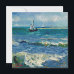 Vincent Van Gogh - Seascape at Saintes-Maries Holiday Card<br><div class="desc">Vincent Van Gogh - Seascape at Saintes-Maries</div>