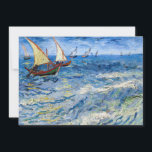 Vincent van Gogh - Seascape at Saintes-Maries Invitation<br><div class="desc">Seascape at Saintes-Maries - Vincent van Gogh,  Oil on Canvas,  1888</div>