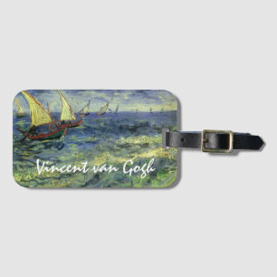 Vincent van Gogh - Seascape at Saintes Maries Luggage Tag