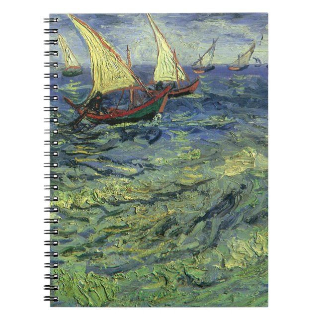 Vincent van Gogh - Seascape at Saintes Maries Notebook (Front)