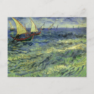 Vincent van Gogh - Seascape at Saintes Maries Postcard