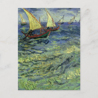 Vincent van Gogh - Seascape at Saintes Maries Postcard