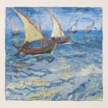 Vincent van Gogh - Seascape at Saintes-Maries Scarf<br><div class="desc">Seascape at Saintes-Maries - Vincent van Gogh,  Oil on Canvas,  1888</div>
