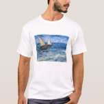 Vincent van Gogh - Seascape at Saintes-Maries T-Shirt<br><div class="desc">Seascape at Saintes-Maries - Vincent van Gogh,  Oil on Canvas,  1888</div>