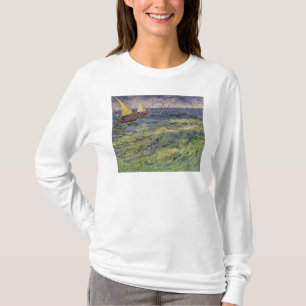 Vincent van Gogh Seascape at Saintes-Maries T-Shirt