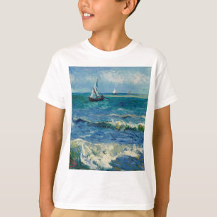 Vincent Van Gogh - Seascape at Saintes-Maries T-Shirt