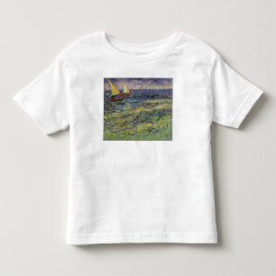 Vincent van Gogh Seascape at Saintes-Maries Toddler T-Shirt