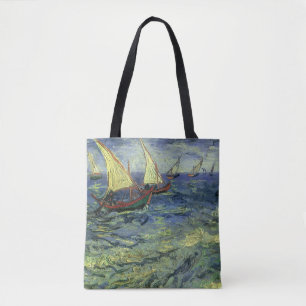 Vincent van Gogh - Seascape at Saintes Maries Tote Bag