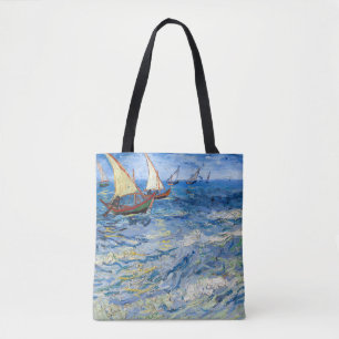 Vincent van Gogh - Seascape at Saintes-Maries Tote Bag
