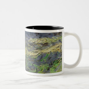 Vincent van Gogh   Seascape at Saintes-Maries Two-Tone Coffee Mug