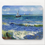 Vincent van Gogh Seascape Mouse Mat<br><div class="desc">Seascape painted by Vincent van Gogh in 1888.</div>