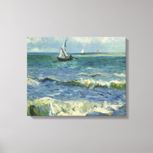 Vincent van Gogh - Seascape near Les Saintes Canvas Print