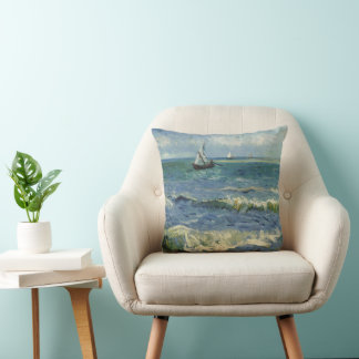 Vincent van Gogh - Seascape Near Saintes Maries Cushion