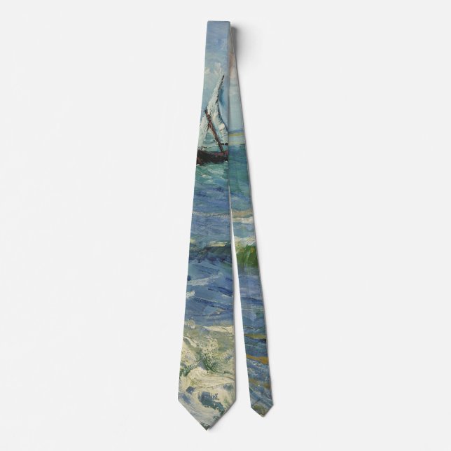 Vincent van Gogh - Seascape Near Saintes Maries Tie (Front)