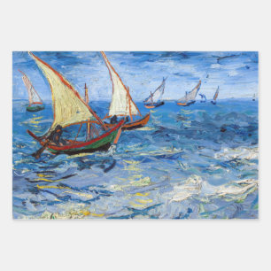 Vincent van Gogh - Seascape near Saintes-Maries Wrapping Paper Sheet