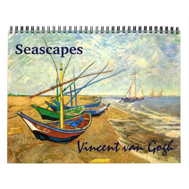 Vincent van Gogh Seascapes Maritime Nautical Calendar (Cover)