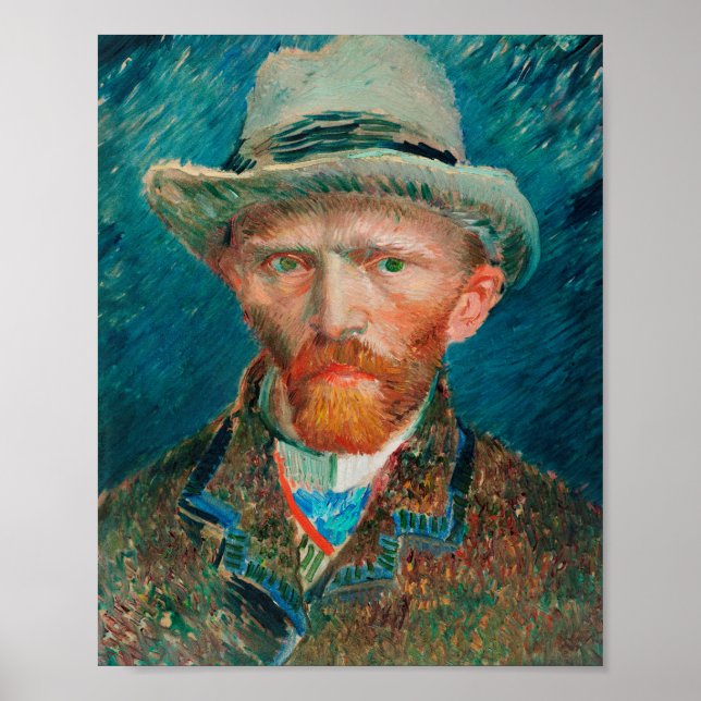 Vincent van Gogh Self Portrait 1887 Fine Art Poster (Front)