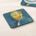 Vincent van Gogh | Self Portrait, 1889 Coaster<br><div class="desc">Self-Portrait,  1889 (oil on canvas)| by  Vincent van Gogh | Art Location: Musee Municipal Cambrai| Dutch Artist | Image Collection Number: XOS744774</div>
