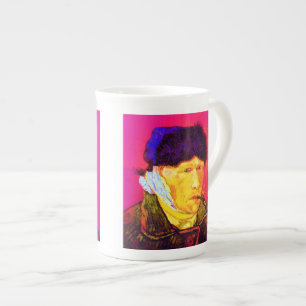 Vincent Van Gogh - Self Portrait Bandage Pop Art Bone China Mug