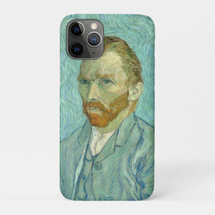 Vincent Van Gogh Self Portrait Blue Background iPhone 11 Pro Case