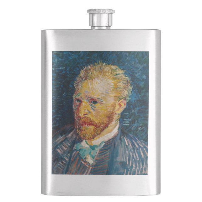 Vincent Van Gogh - Self-Portrait Hip Flask (Front)