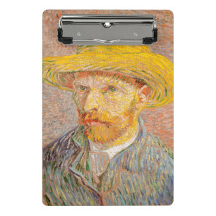 Vincent Van Gogh Self Portrait impressionist paint Mini Clipboard