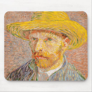 Vincent Van Gogh Self Portrait impressionist paint Mouse Mat