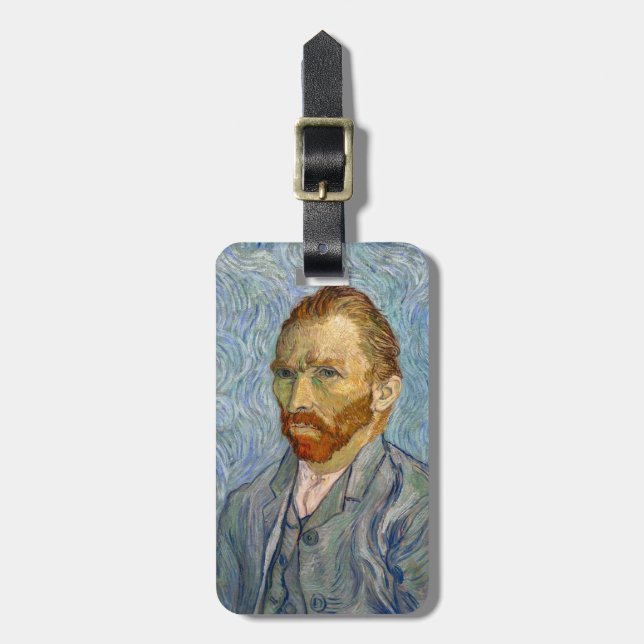 Vincent Van Gogh - Self-Portrait Luggage Tag (Front Vertical)