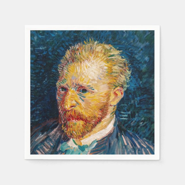 Vincent Van Gogh - Self-Portrait Napkin (Front)