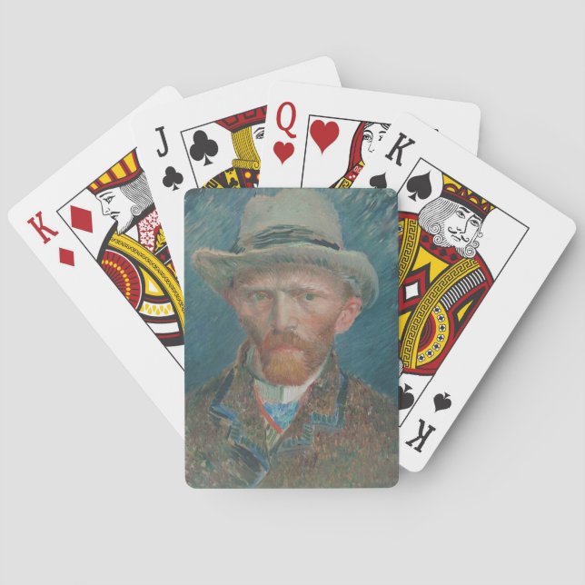 Vincent van Gogh Self-portrait Playing Cards (Back)