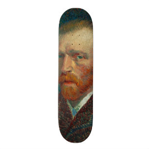 Vincent Van Gogh Self-Portrait Skateboard