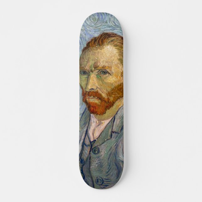 Vincent Van Gogh - Self-Portrait Skateboard (Front)