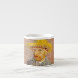 Vincent Van Gogh Self Portrait Straw Hat Espresso Cup