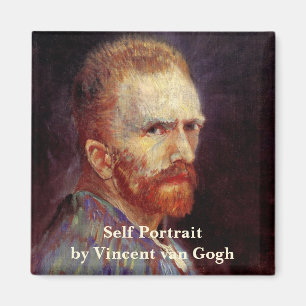 Vincent van Gogh Self Portrait, Vintage Fine Art Magnet