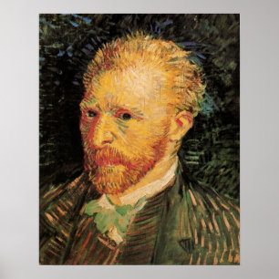 Vincent van Gogh Self Portrait, Vintage Fine Art Poster