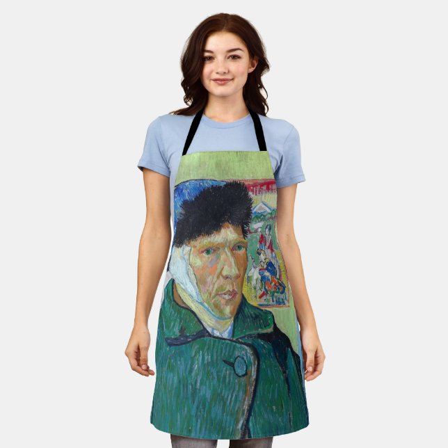 Vincent van Gogh - Self-portrait with bandaged ear Apron (Worn)