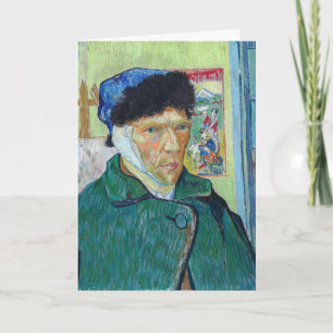 Vincent van Gogh - Self-portrait with bandaged ear Card