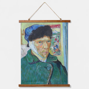 Vincent van Gogh - Self-portrait with bandaged ear Hanging Tapestry