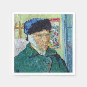 Vincent van Gogh - Self-portrait with bandaged ear Napkin