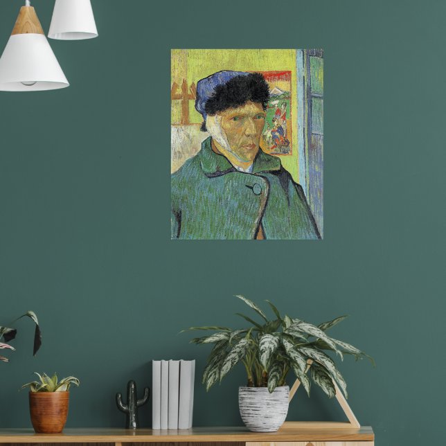 Vincent van Gogh, Self-Portrait with Bandaged Ear, Poster (Living Room 1)