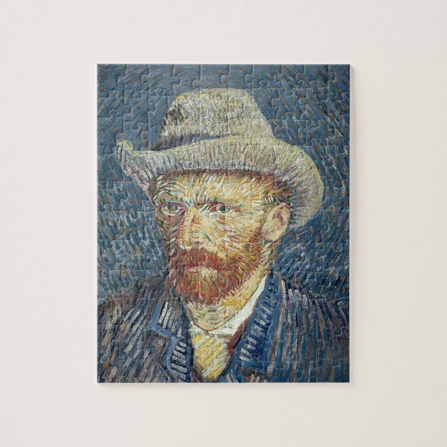 Vincent van Gogh | Self Portrait with Felt Hat Jigsaw Puzzle (Vertical)