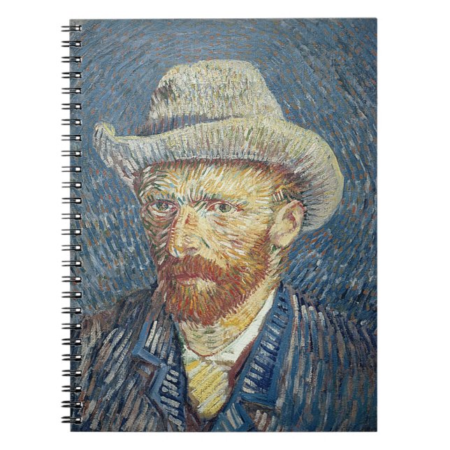 Vincent van Gogh | Self Portrait with Felt Hat Notebook (Front)