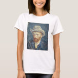 Vincent van Gogh | Self Portrait with Felt Hat T-Shirt<br><div class="desc">Image:115996  Self Portrait with Felt Hat,  1887-88 (oil on canvas). Gogh,  Vincent van (1853-90). Van Gogh Museum,  Amsterdam,  The Netherlands.  Art,  Fine Art.</div>